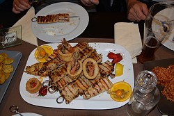 Vatertagsmenü 2015 im Restaurant "Der kleine Grieche" Oettingen